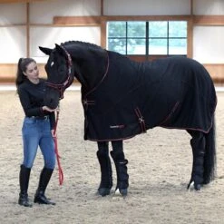 Protechmasta Therapy Cooler Horse Rug Black 10 Protechmasta Therapy Cooler Horse Rug Black -Saddle Store 2. lifestyle 1