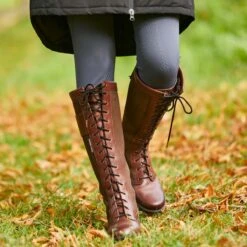 Harry Hall Addingham Country Boot Brown 8 Harry Hall Addingham Country Boot Brown -Saddle Store addingham lifestyle