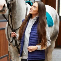 Harry Hall Adults Gilet Navy Blue -Saddle Store adults gilet 8