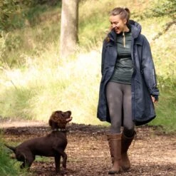 Harry Hall All-Weather Long Jacket II Dark Navy -Saddle Store all weather long jacket country lifestyle 1