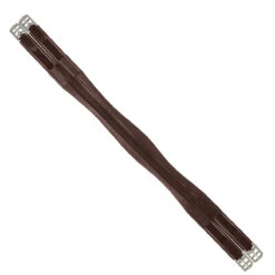 Hy Equestrian Leather Padded Atherstone Girth Brown