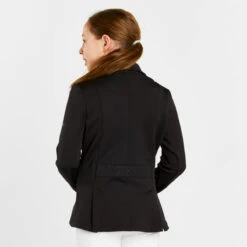 Harry Hall Show Jacket Junior Black -Saddle Store back 9