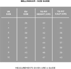 Harry Hall Bellingham Long Riding Boot Black -Saddle Store bellingham boot size guide