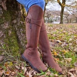 Harry Hall Bellingham Long Riding Boot Brown -Saddle Store bellingham brown