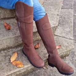 Harry Hall Bellingham Long Riding Boot Brown -Saddle Store bellingham brown.2