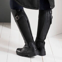 Harry Hall Bellingham Long Riding Boot Black -Saddle Store bellinghham black.1