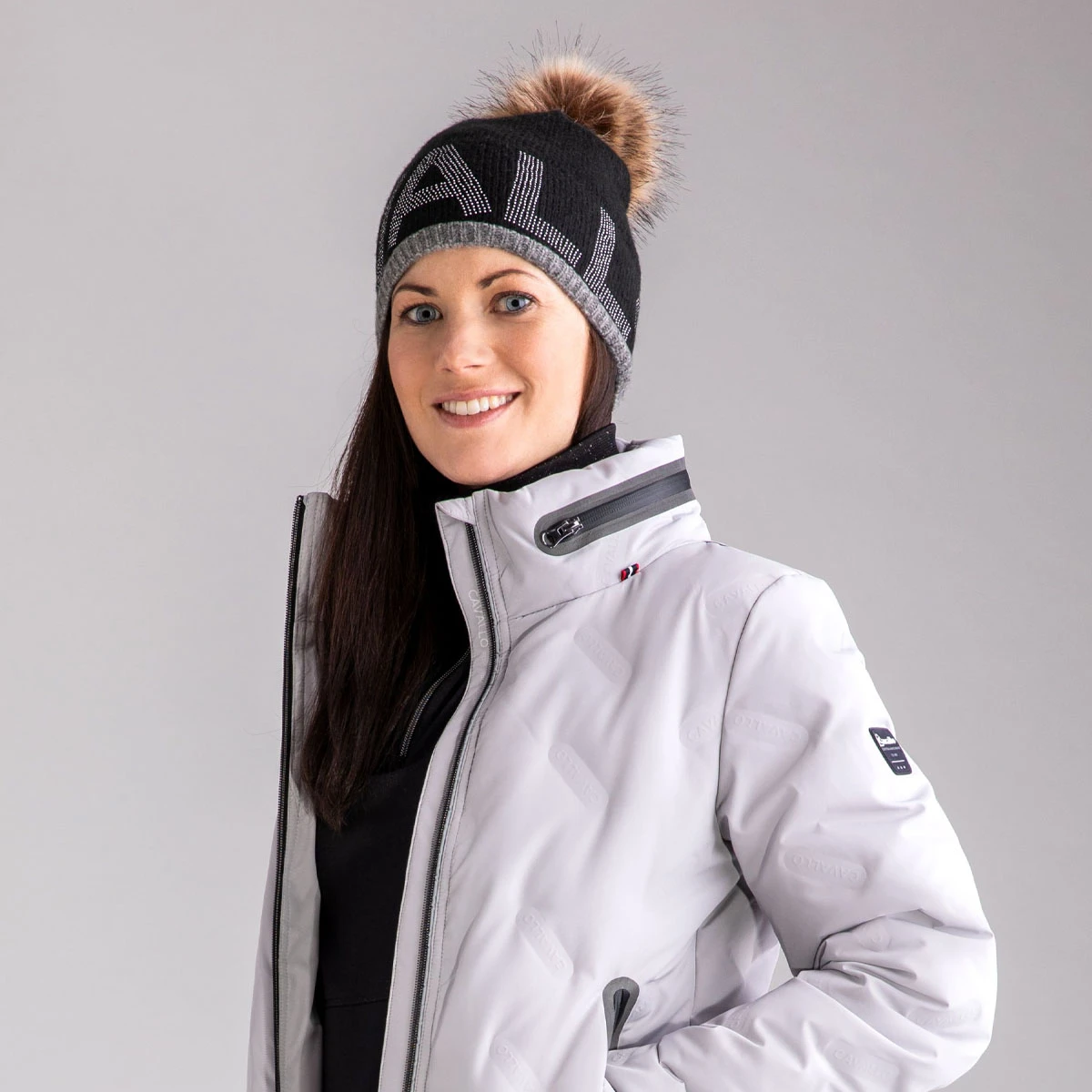 Cavallo Bine Pom Pom Hat Black 4 Cavallo Bine Pom Pom Hat Black - Image 4