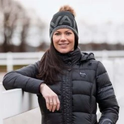 Cavallo Bine Pom Pom Hat Black 6 Cavallo Bine Pom Pom Hat Black -Saddle Store bine black 2