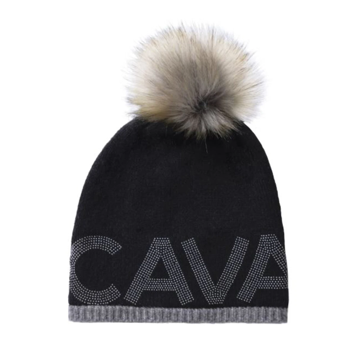 Cavallo Bine Pom Pom Hat Black 2 Cavallo Bine Pom Pom Hat Black - Image 2