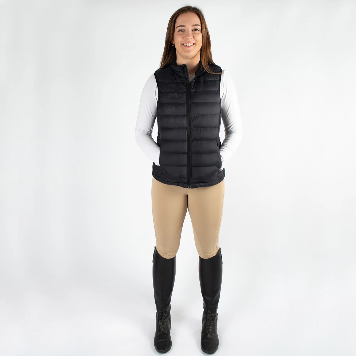 Riding Competition Flexars Womens Riding Leggings Beige 3 Riding Competition Flexars Womens Riding Leggings Beige - Image 3