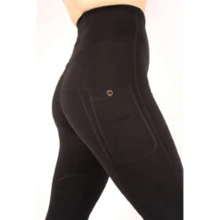 The Original Flexars Womens Riding Leggings Black 8 The Original Flexars Womens Riding Leggings Black -Saddle Store black 1 1