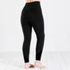 Harry Hall Bala Silicone Knee Ladies Horse Riding Tights Black