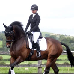 Harry Hall Show Jacket Ladies Black -Saddle Store black show jacket ridden lifestyle 1