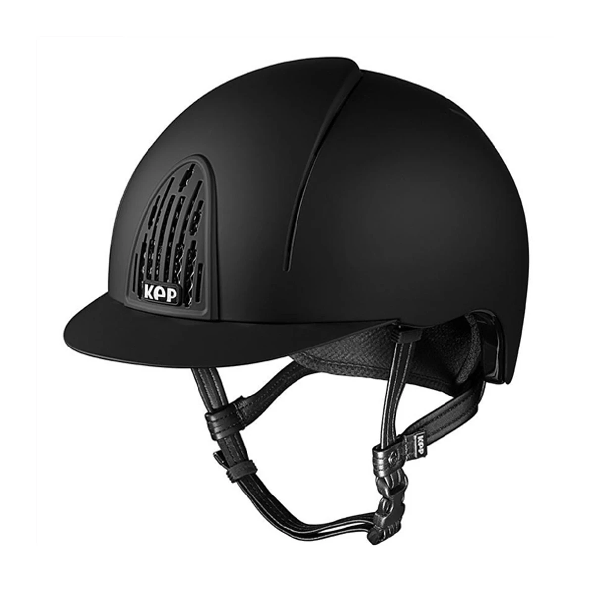 KEP Childrens Smart Riding Hat Black 1 KEP Childrens Smart Riding Hat Black