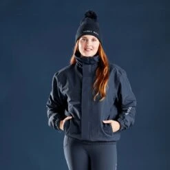 Harry Hall Beanie Hat Navy Blue -Saddle Store blouson lifestyle 2 1