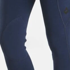 Bala Womens Riding Tight Navy Blue 9 Bala Womens Riding Tight Navy Blue -Saddle Store blue bala knee patch detail