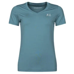 Kingsland Ladies V-Neck Training Shirt Blue