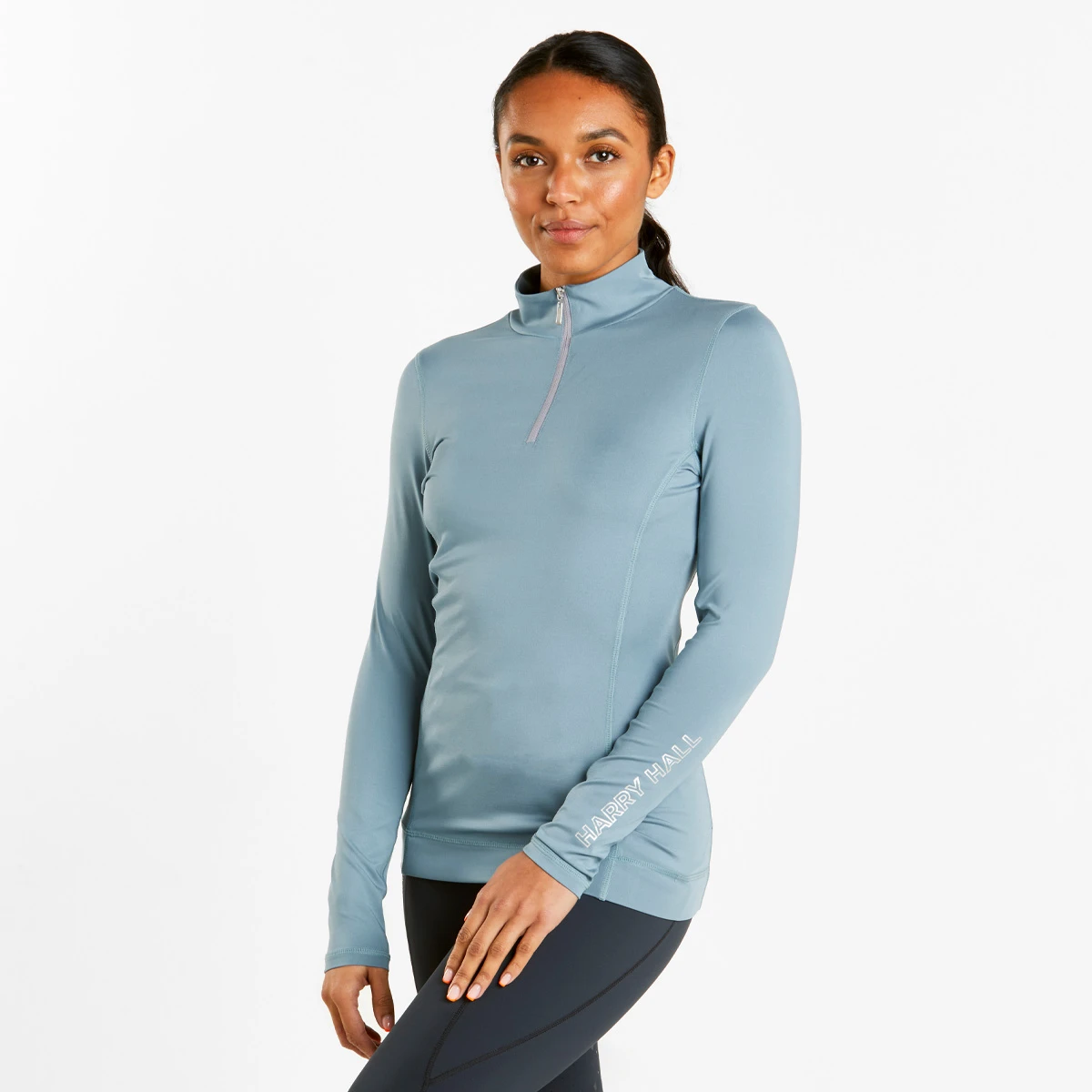 Harry Hall Ladies Base Layer Light Blue 2 Harry Hall Ladies Base Layer Light Blue - Image 2