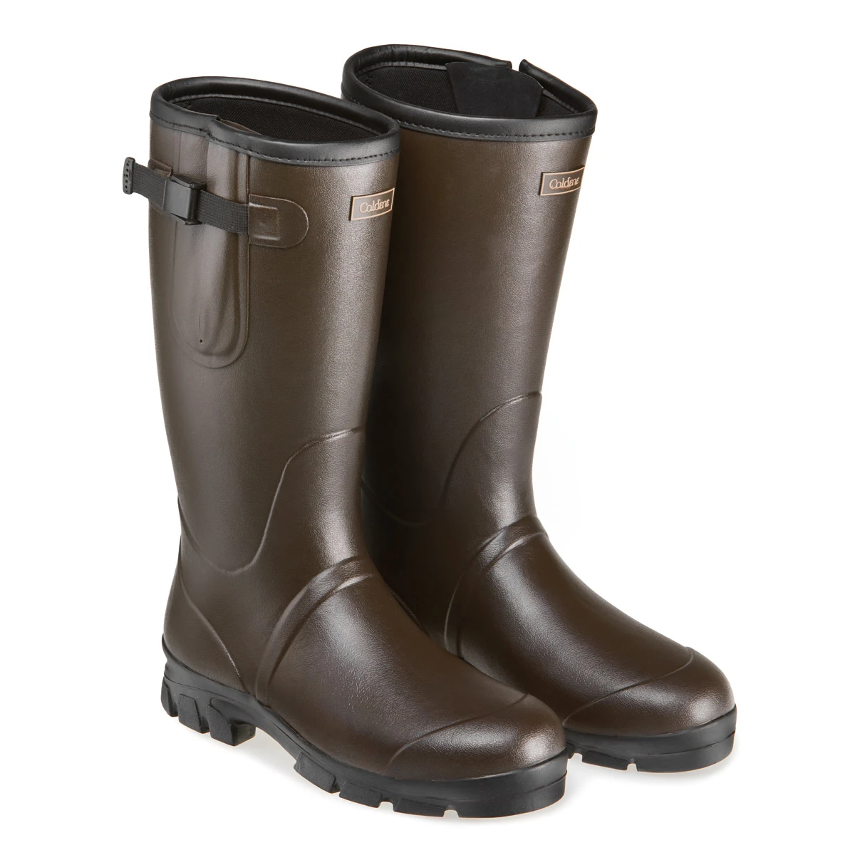 Caldene Westfield Neoprene Lined Wellington Boots Brown 7 Caldene Westfield Neoprene Lined Wellington Boots Brown - Image 7