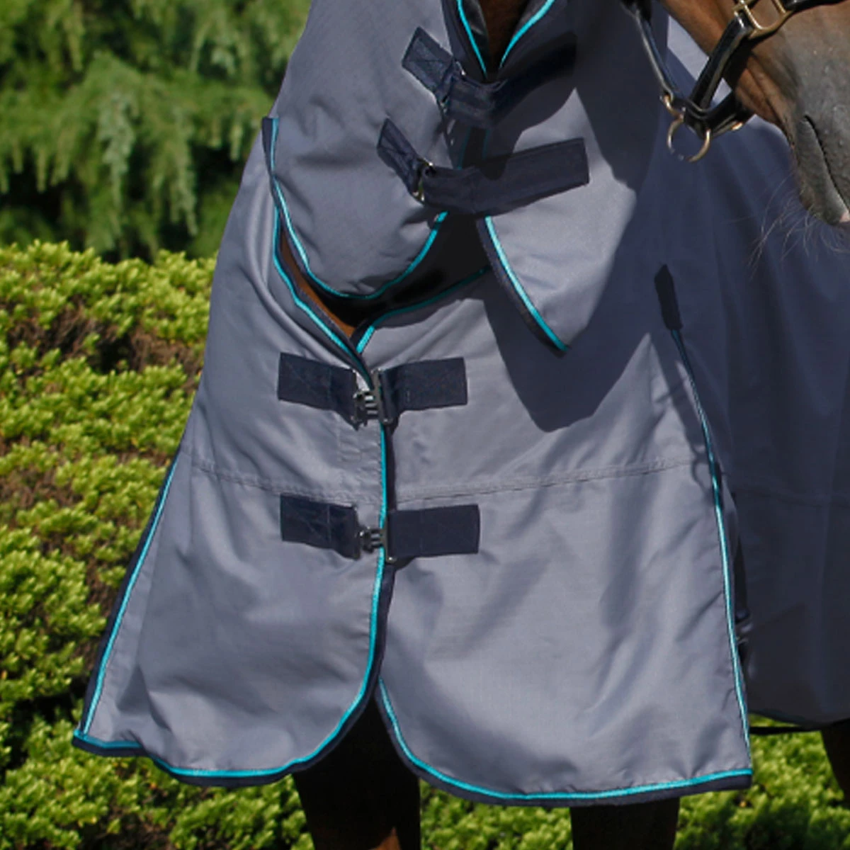 Masta Ventomasta 0g Lightweight Combo Turnout Rug Grey 2 Masta Ventomasta 0g Lightweight Combo Turnout Rug Grey - Image 2