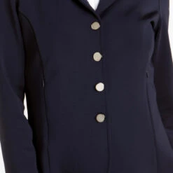 Harry Hall Show Jacket Ladies Navy Blue 17 Harry Hall Show Jacket Ladies Navy Blue -Saddle Store buttons and zip pockets