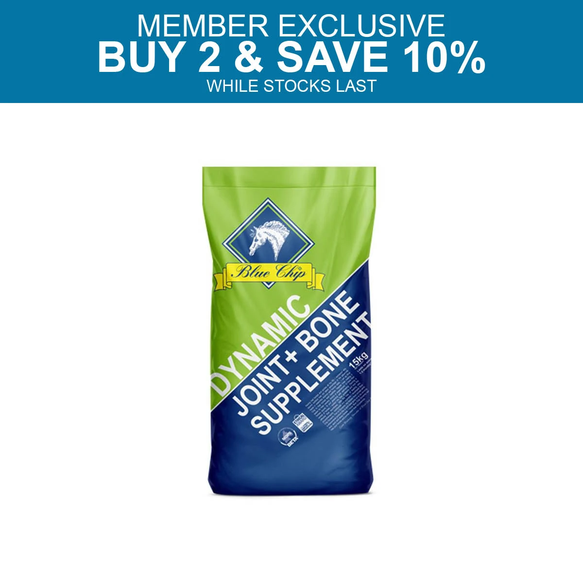 Blue Chip Dynamic Joint & Bone Horse Supplement 15kg 2 Blue Chip Dynamic Joint & Bone Horse Supplement 15kg - Image 2
