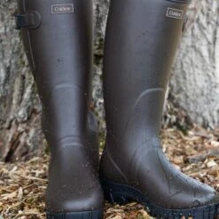 Caldene Westfield Neoprene Lined Wellington Boots Brown 12 Caldene Westfield Neoprene Lined Wellington Boots Brown -Saddle Store caldene wellie brown water