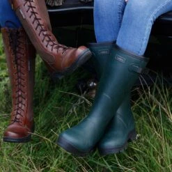 Caldene Westfield Neoprene Lined Wellington Boots Green