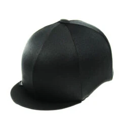 Capz Plain Cap Cover Lycra Black