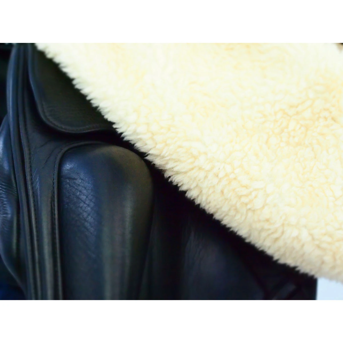 Finer Equine Jump/GP Saddle Cover Navy Blue 3 Finer Equine Jump/GP Saddle Cover Navy Blue - Image 3