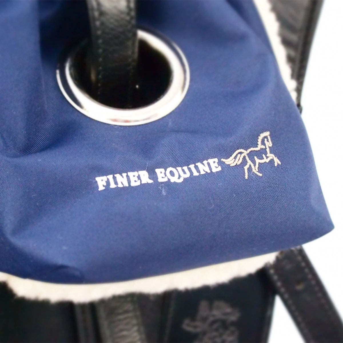 Finer Equine Stirrup Covers Navy Blue 3 Finer Equine Stirrup Covers Navy Blue - Image 3