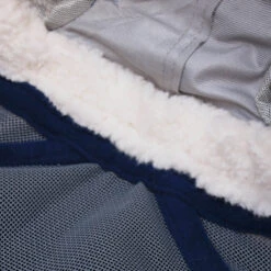 Masta Fly Mask Teal 9 Masta Fly Mask Teal -Saddle Store close up fluff