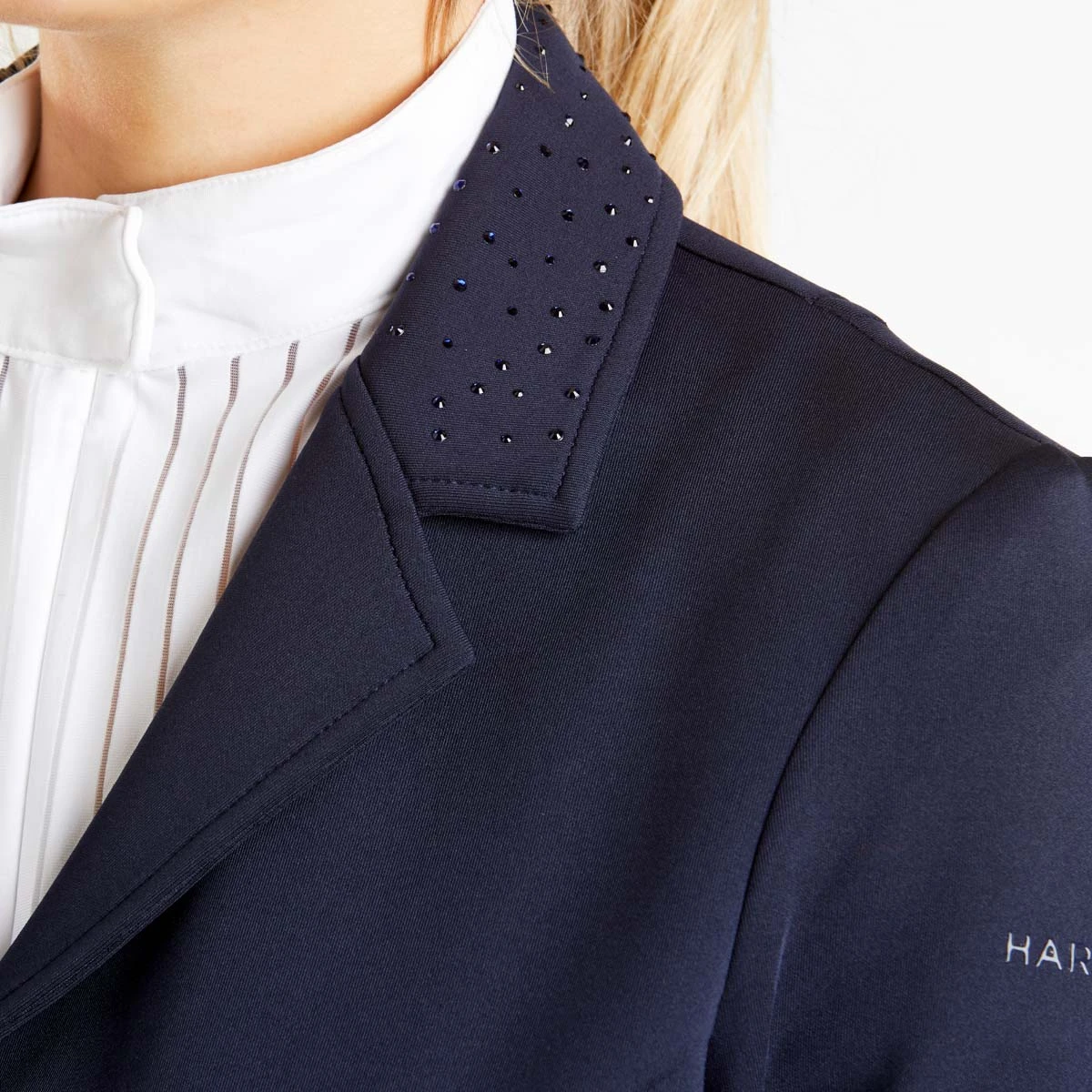 Harry Hall Show Jacket Ladies Navy Blue 6 Harry Hall Show Jacket Ladies Navy Blue - Image 6