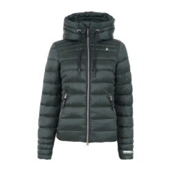 Cavallo Eden Quilted Faux Down Jacket Deep Green