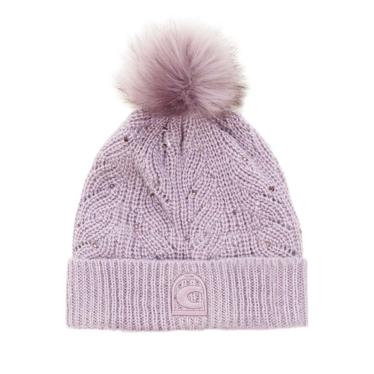 Cavallo Elena Knitted Hat Powder Lilac 1 Cavallo Elena Knitted Hat Powder Lilac
