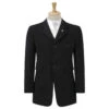Caldene Traditional Mens Wessex Semi Hunt Coat Black