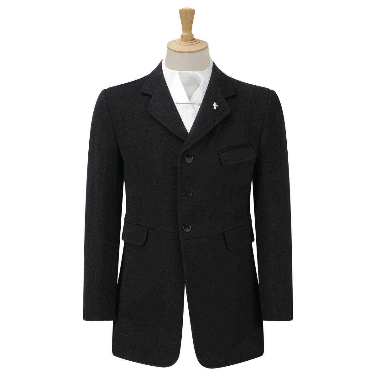 Caldene Traditional Mens Wessex Semi Hunt Coat Black 1 Caldene Traditional Mens Wessex Semi Hunt Coat Black
