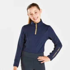 Harry Hall Junior Base Layer Dark Navy