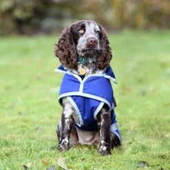 Woofmasta Deluxe Dog Coat Navy Blue -Saddle Store deluxe coat