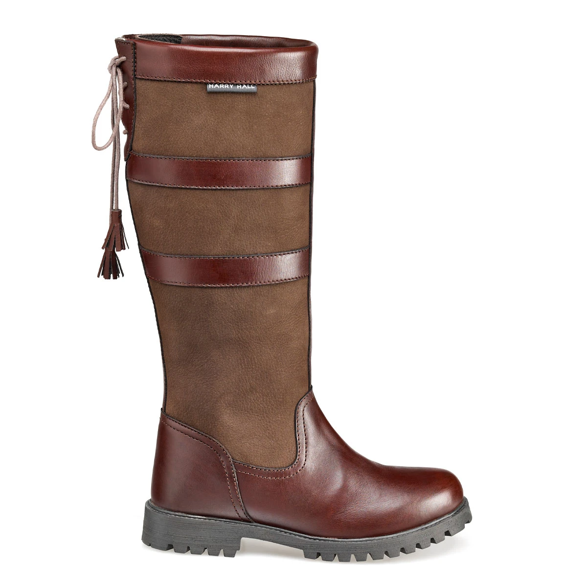 Denton Long Country Boot Dark Brown 2 Denton Long Country Boot Dark Brown - Image 2