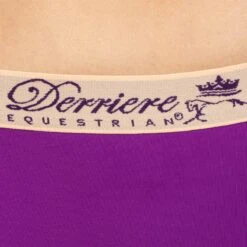 Derriere Equestrian Performance Padded Panty Purple -Saddle Store deppp14 1