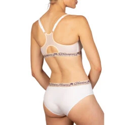 Derriere Equestrian Sportief Bra White -Saddle Store desb17 5