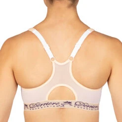 Derriere Equestrian Sportief Bra White -Saddle Store desb17 6