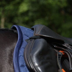 Protechmasta Airmesh GP Saddlecloth Navy Blue -Saddle Store detail shot navy ma6139 gp pad 1