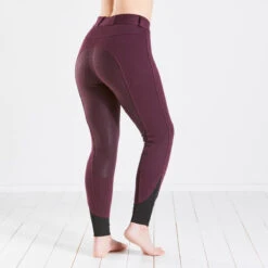 Harry Hall Farnell Full Grip Seat Breeches Plum