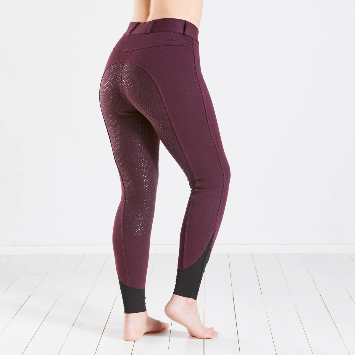 Harry Hall Farnell Full Grip Seat Breeches Plum 1 Harry Hall Farnell Full Grip Seat Breeches Plum