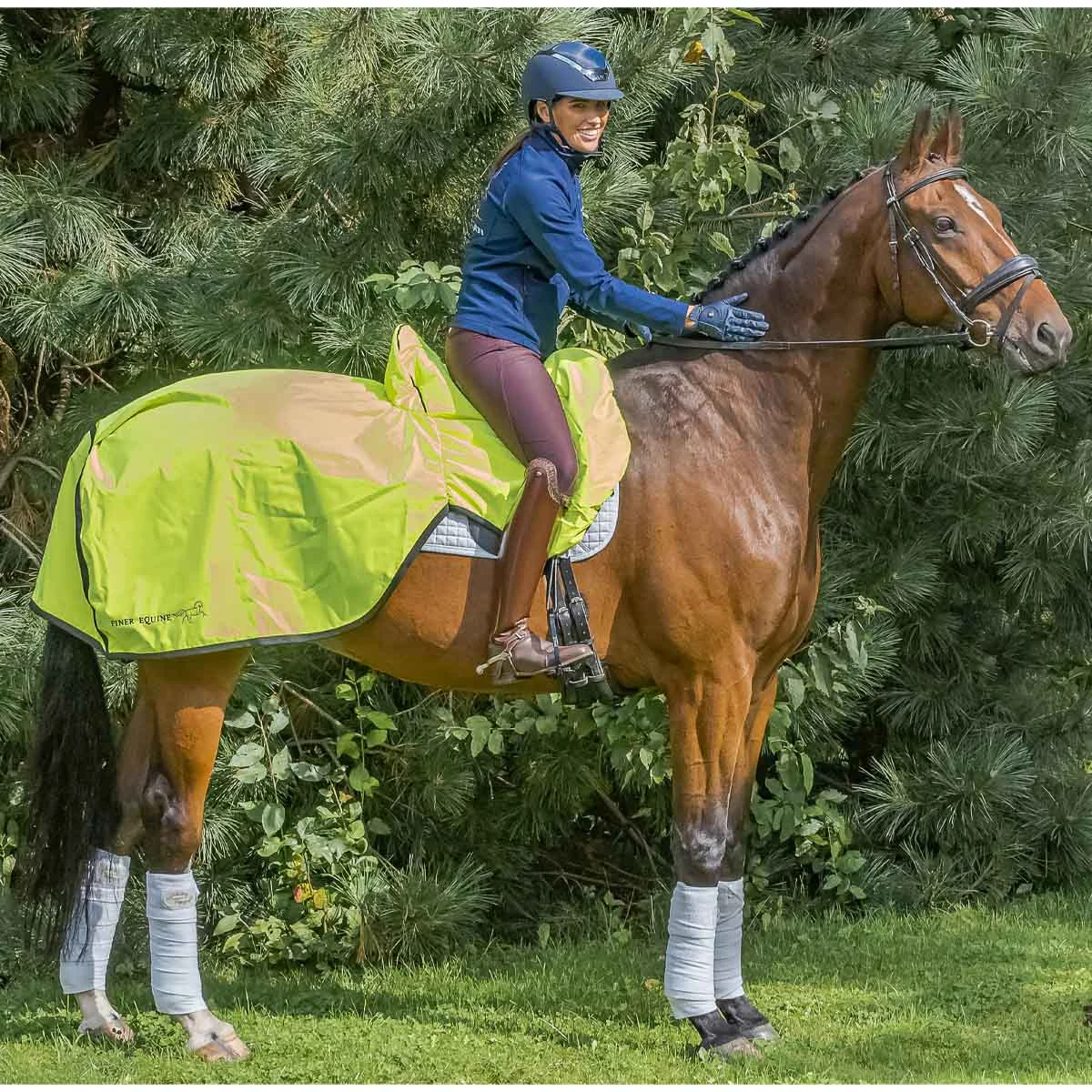 Hi-Vis Winter Waterproof Ride On Exercise Sheet Small 7 Hi-Vis Winter Waterproof Ride On Exercise Sheet Small - Image 7