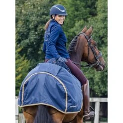 Winter Waterproof Ride On Exercise Sheet Navy Blue Large 22 Winter Waterproof Ride On Exercise Sheet Navy Blue Large -Saddle Store field 2 2 1
