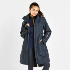 Harry Hall All-Weather Long Jacket II Dark Navy -Saddle Store fourth image hh8176