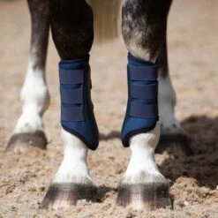 Masta Air-Flux Brushing Boot Navy Blue -Saddle Store front 5 3